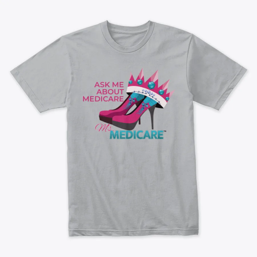 Ask Me About Medicare T-Shirt (Gray)