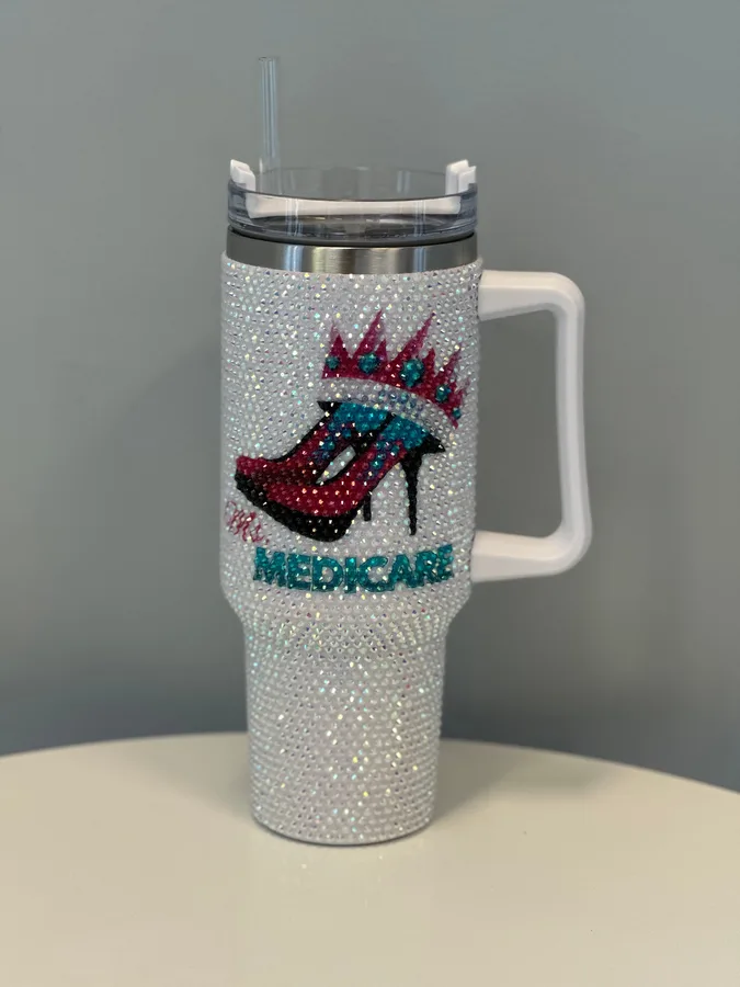 2025 Ms.Medicare Glitter Mug